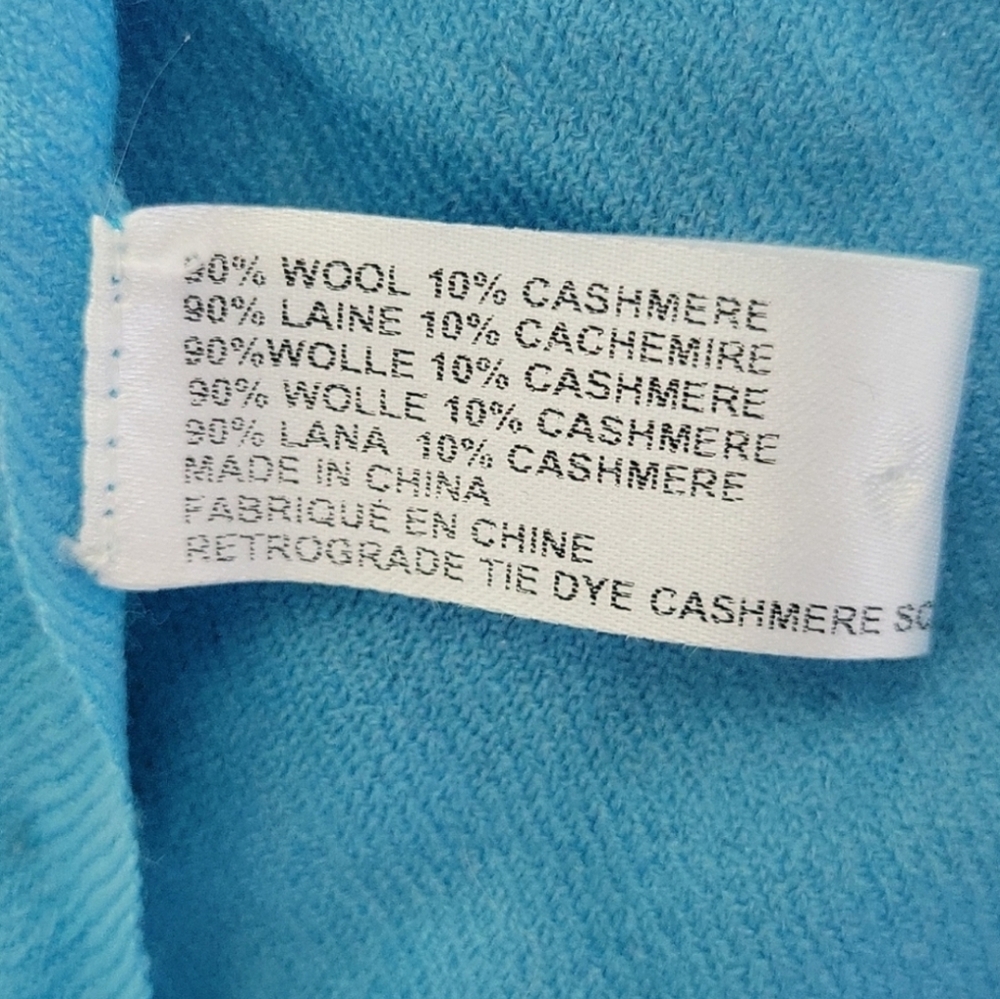 Free People Retrograde Tie Dye Cashmere Scarf - Picture 4 of 7